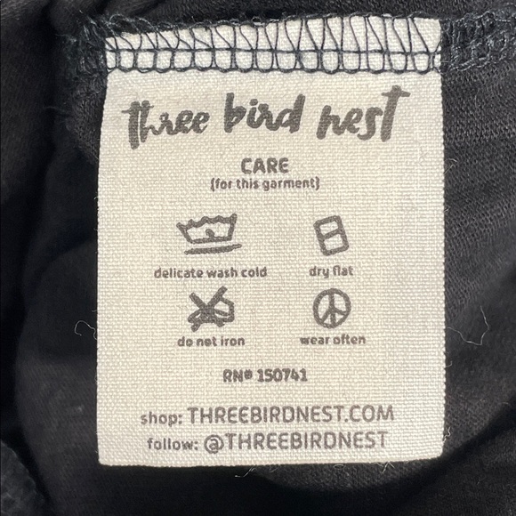 NWOT Three Bird Nest Sleeveless Scoop Neck Jogger Drawstring Waist Jumpsuit L - Picture 12 of 14